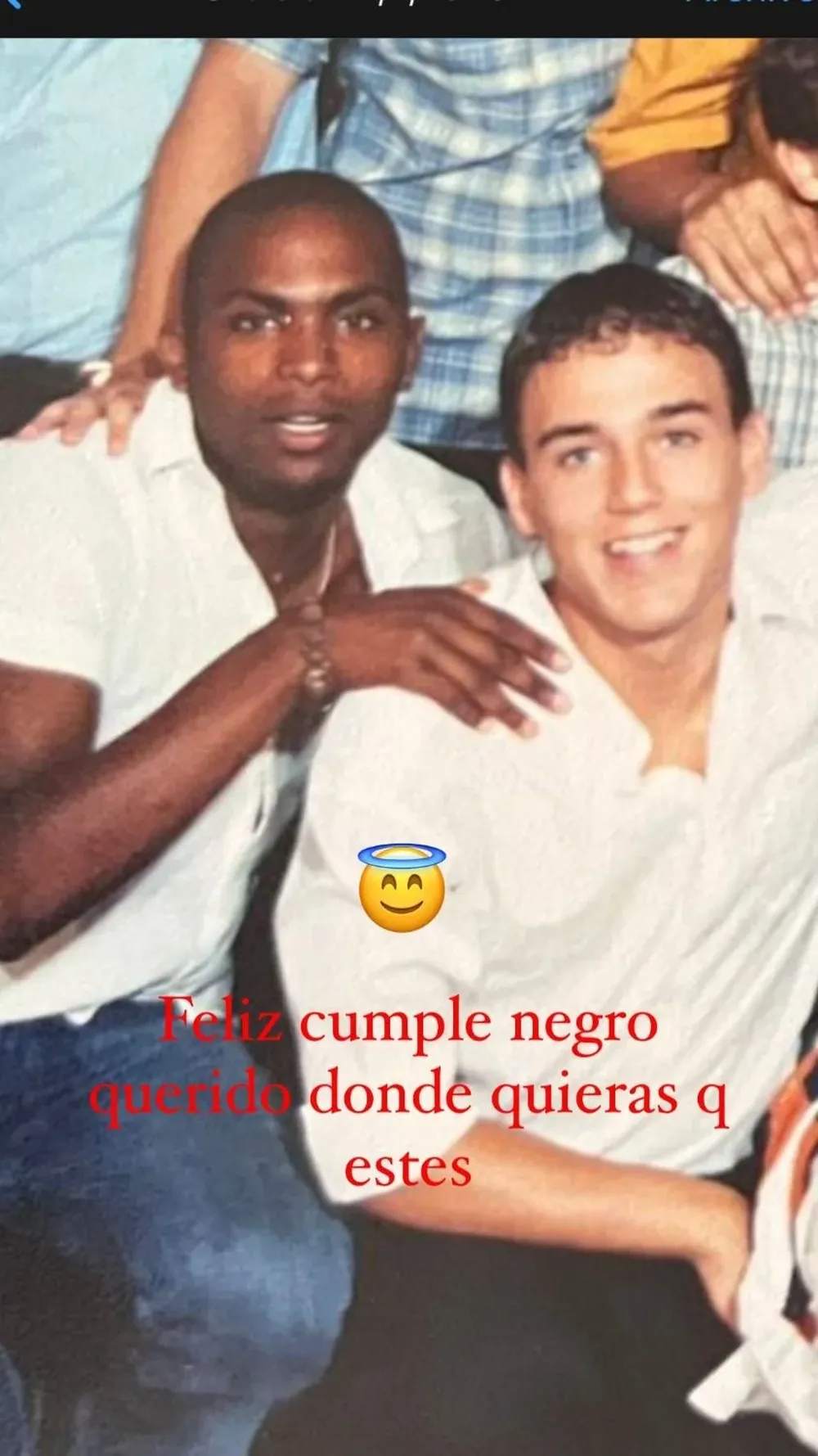 La foto del Christian Almeida con el Morro García