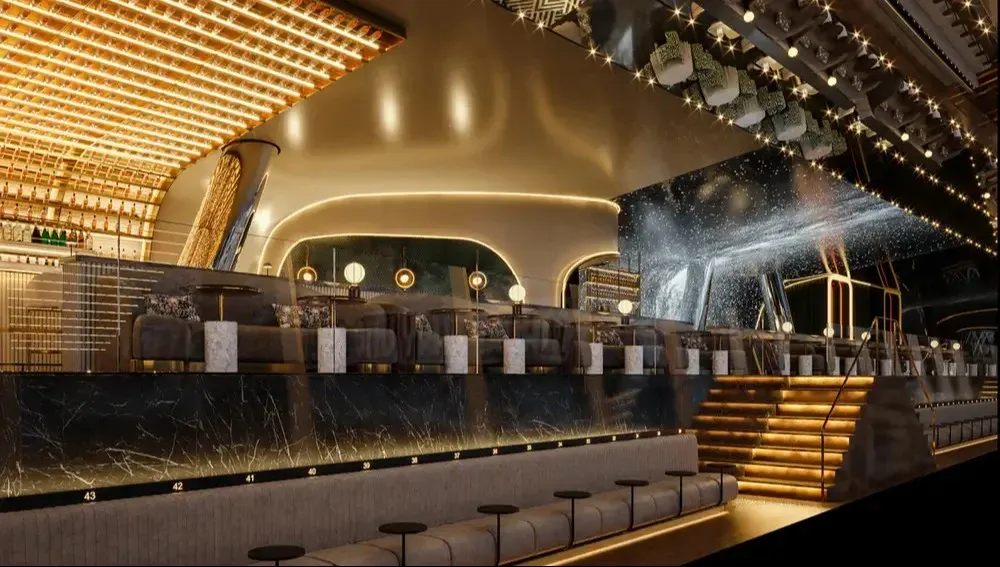 Un Skybar de ciencia ficción en el estadio Bernabéu.