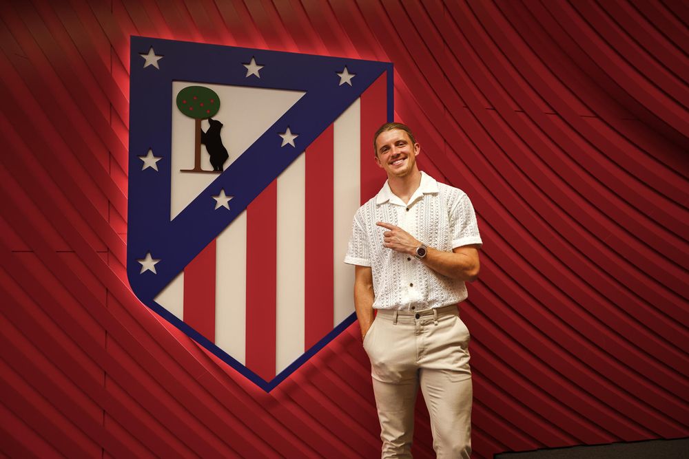 El Atlético anuncia a Gallagher.