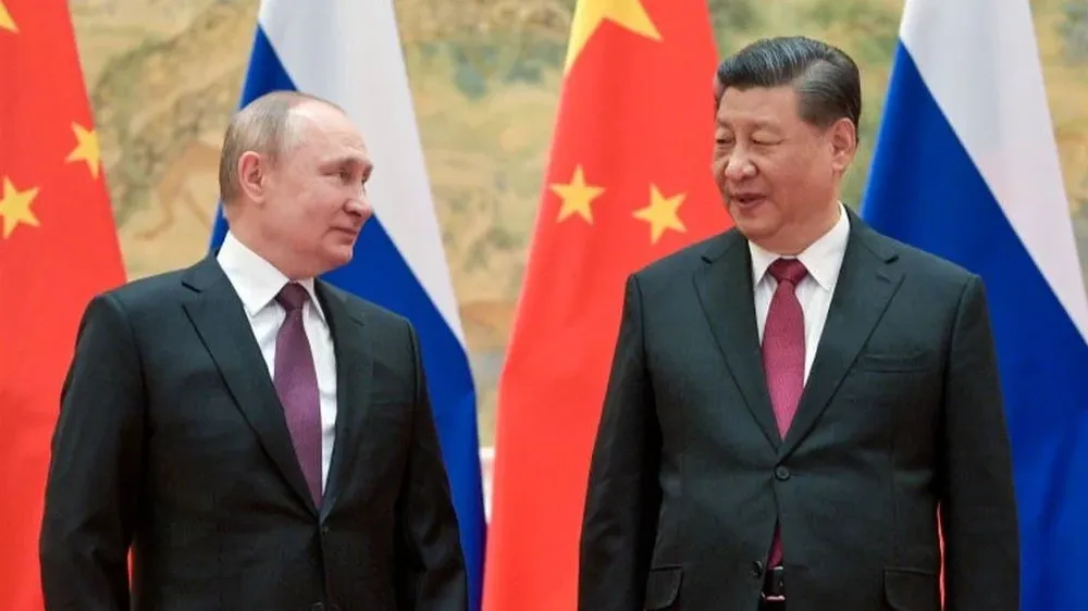 Putin y Xi durante su encuentro en Pekín