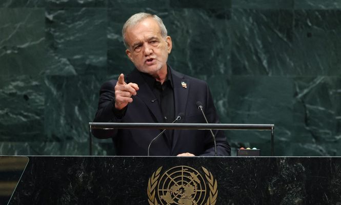 El presidente de Irán, Masoud Pezeshkian.