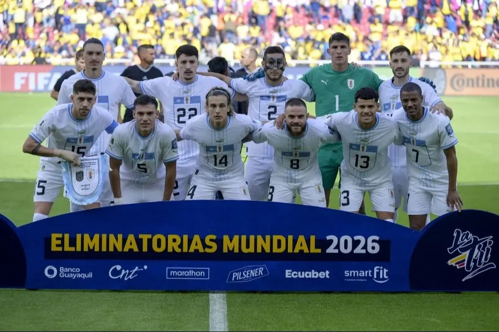El equipo de Uruguay en Quito