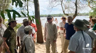 Inaguración de la Base Operativa de las islas argentinas del Río Uruguay