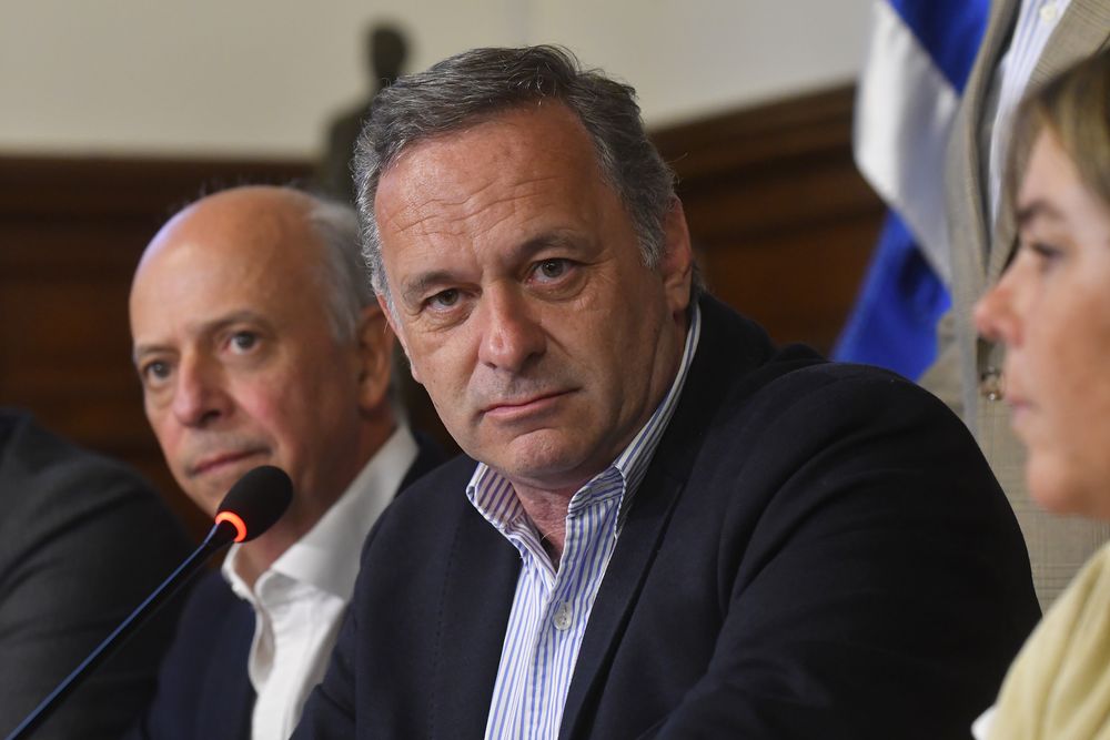 Delgado durante la conferencia de este miércoles