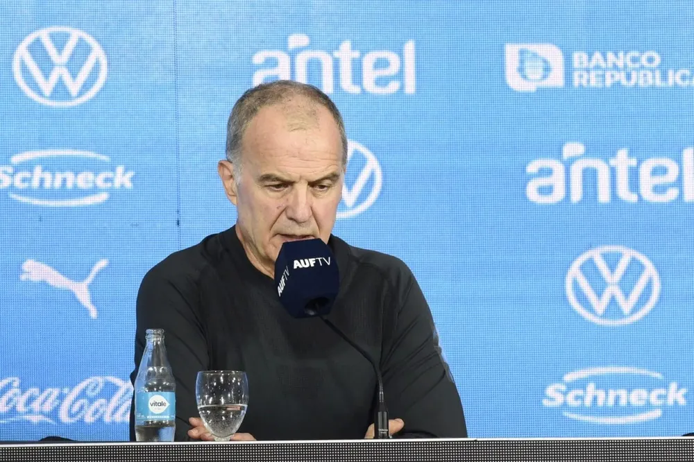 Marcelo Bielsa en conferencia de prensa