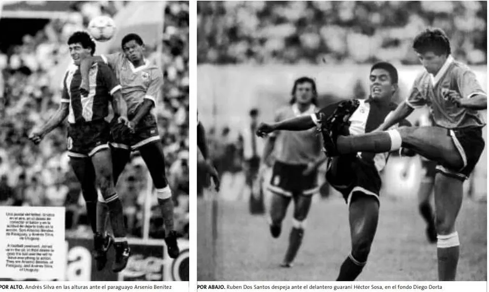 Andrés Silva y Nano Dos Santos en las fotos de Uruguay