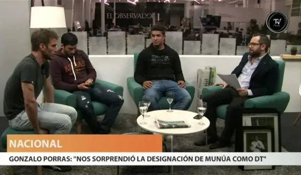 Iván Alonso, Gonzalo Porras y Diego Polenta fueron entrevistados por Leandro Gómez en El Observador TV y recibieron los premios que ganaron en la encuesta Fútbolx100.En esta parte de la entrevista, se refirieron a cómo tomaron el cambio de Gustavo Munúa que pasó de golero a técnico. Dijeron que conocer el vestuario es un handicap que lo destaca a Munúa.