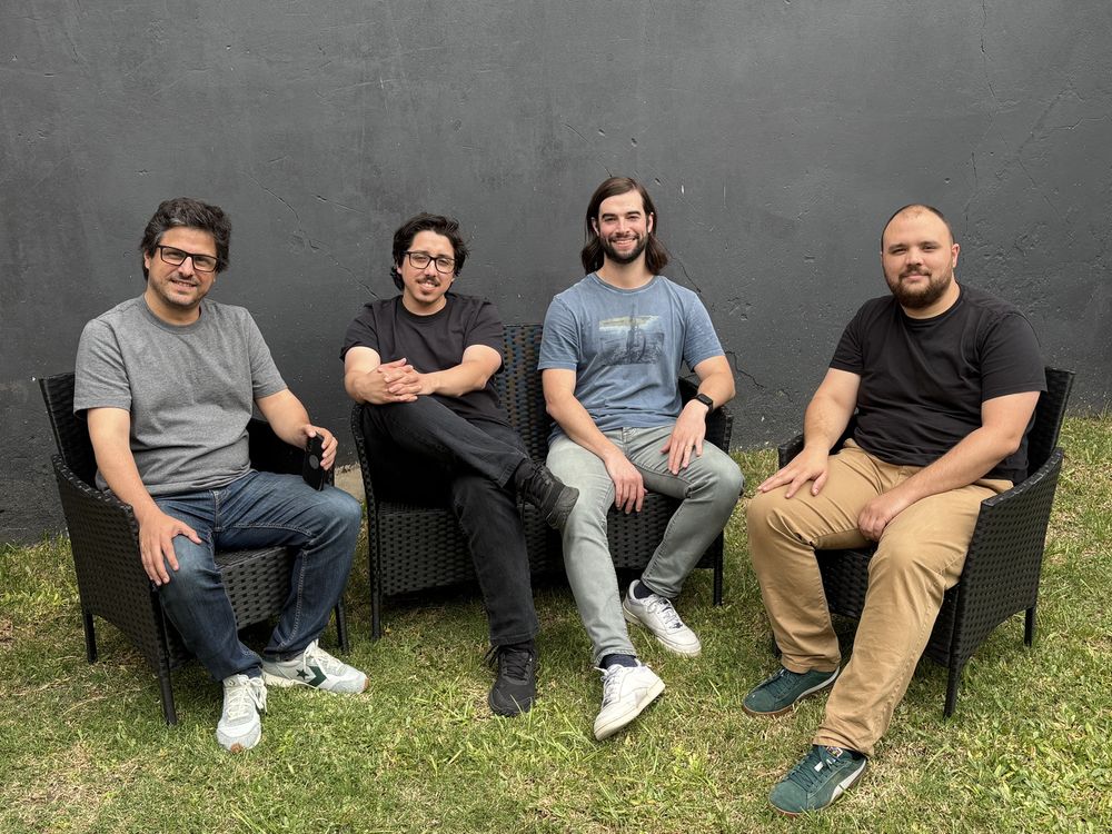 Gastón Kehyaian, Pablo Soto, Fernando Suzacq y Leonardo Piñeyro, cofundadores de Pento, empresa madre de nBlock.