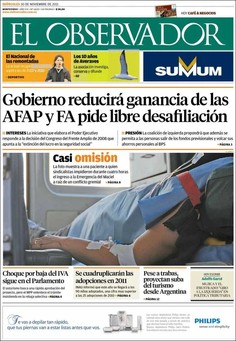 El Observador, Uruguay.