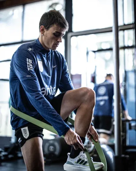 Nicolás Fonseca en la selección uruguaya