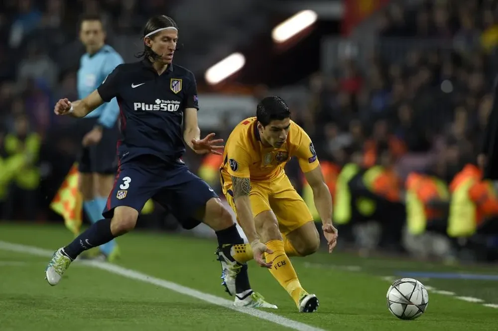 Filipe Luis y Luis Suárez