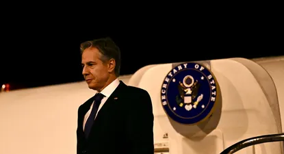 El secretario de Estado norteamericano, Anthony Blinken, arribó a Brasilia para la reunión del G20.