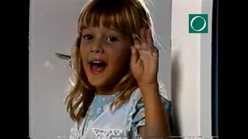 La niña que sale en el comercial en cuestión