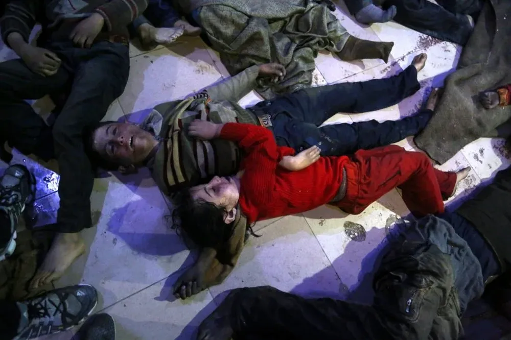 Imágenes provistas por Cascos Blancos de Siria