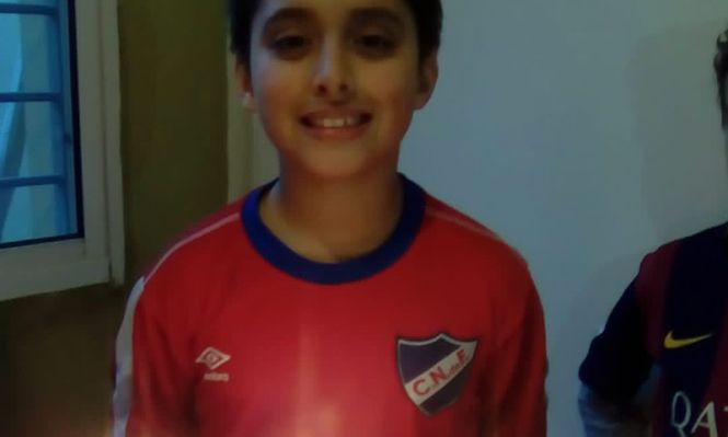 Bruno Arady y su foto de cumpleaños