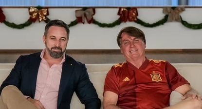 Jair Bolsonaro y Santiago Abascal