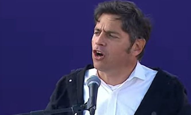 Kicillof afirmó que la discusión no es por un lugar en la lista, la discusión es un lugar en la historia