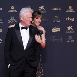 Richard Gere y Alejandra Silva.  Richard Gere y Alejandra Silva.