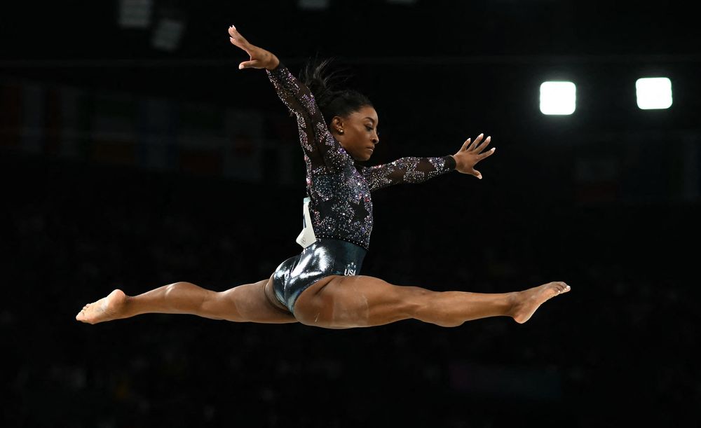 Simone Biles en los Juegos Olímpicos París 2024
