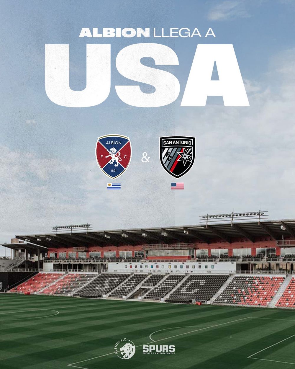 El anuncio de Albion y San Antonio FC