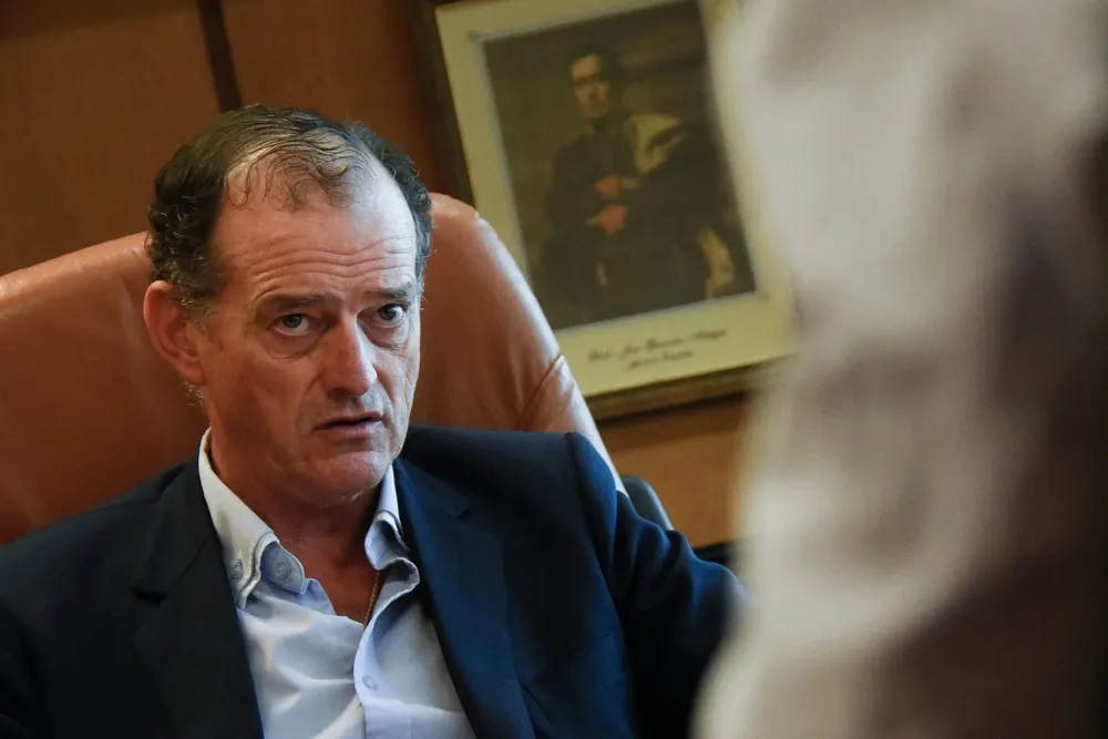 Archivo. Manini Ríos durante una entrevista