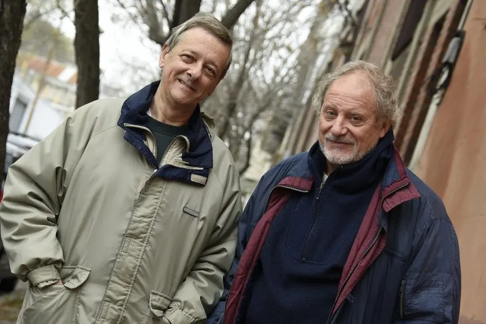Sergio Dotta y Augusto Mazzarelli, director y actor de la Querido mentiroso