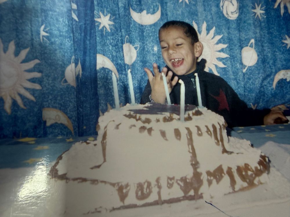 Sebastián Cáceres en el festejo de sus cinco años Sebastián Cáceres en el festejo de sus cinco años