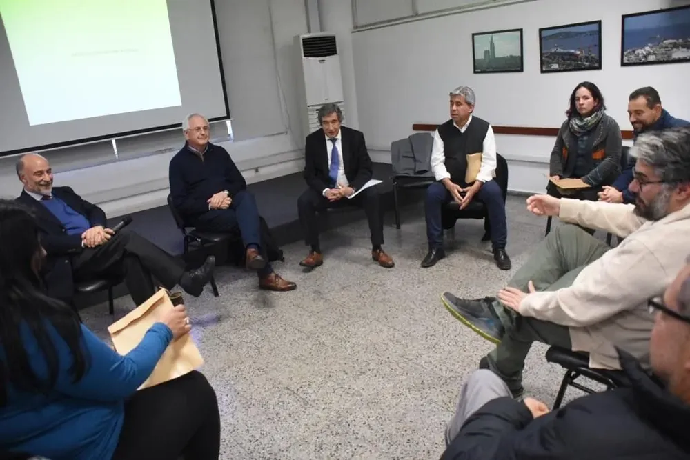 Rodolfo Saldain con el PIT-CNT