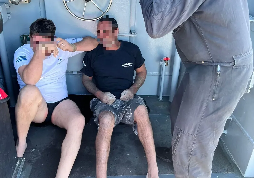 La Armada rescató a los dos hombres que estaban desaparecidos desde este lunes