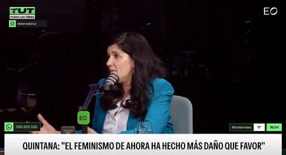 los hombres la estan pasando bastante mal: lorena quintana critico al feminismo y dijo que uruguay necesita una derecha que salga del closet