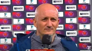 Pablo Repetto tras su primer partido en Nacional