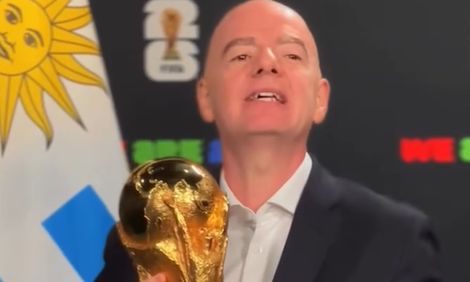 Gianni Infantino felicitó a la selección uruguaya por su clasificación al Mundial 2026