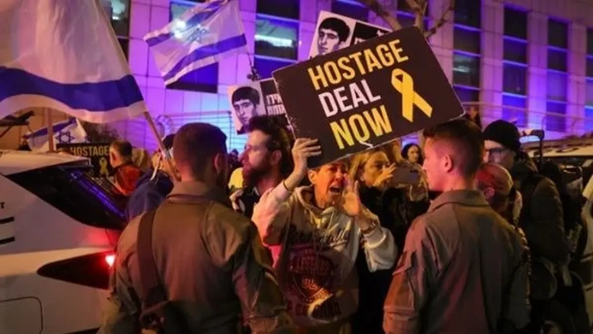 Miles de manifestantes se movilizaron en Tel Aviv para pedir la ...
