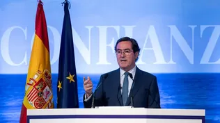 El presidente de CEOE, Antonio Garamendi.