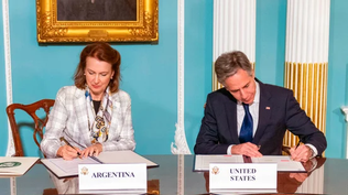Diana Mondino y Anotny Blinken pusieron la firma para afianzar los vínculos entre Estados Unidos y Argentina