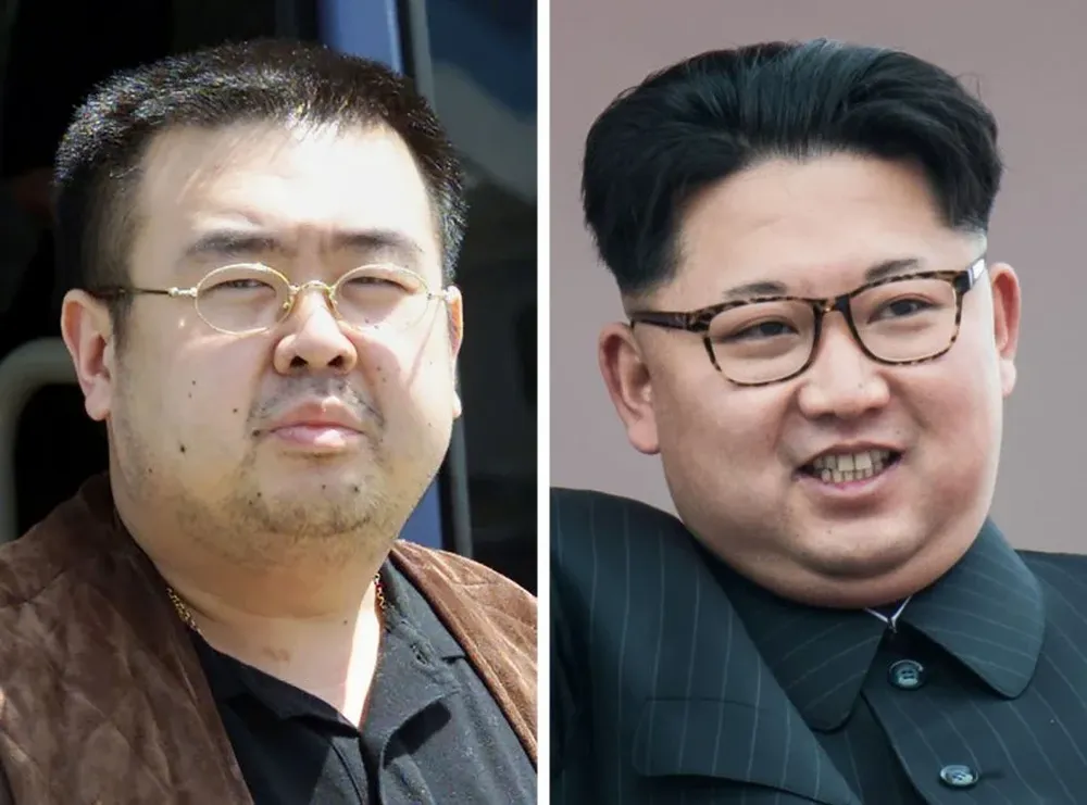Kim Jong-Nam y su medio hermano y líder norcoreano, King Jong-Un