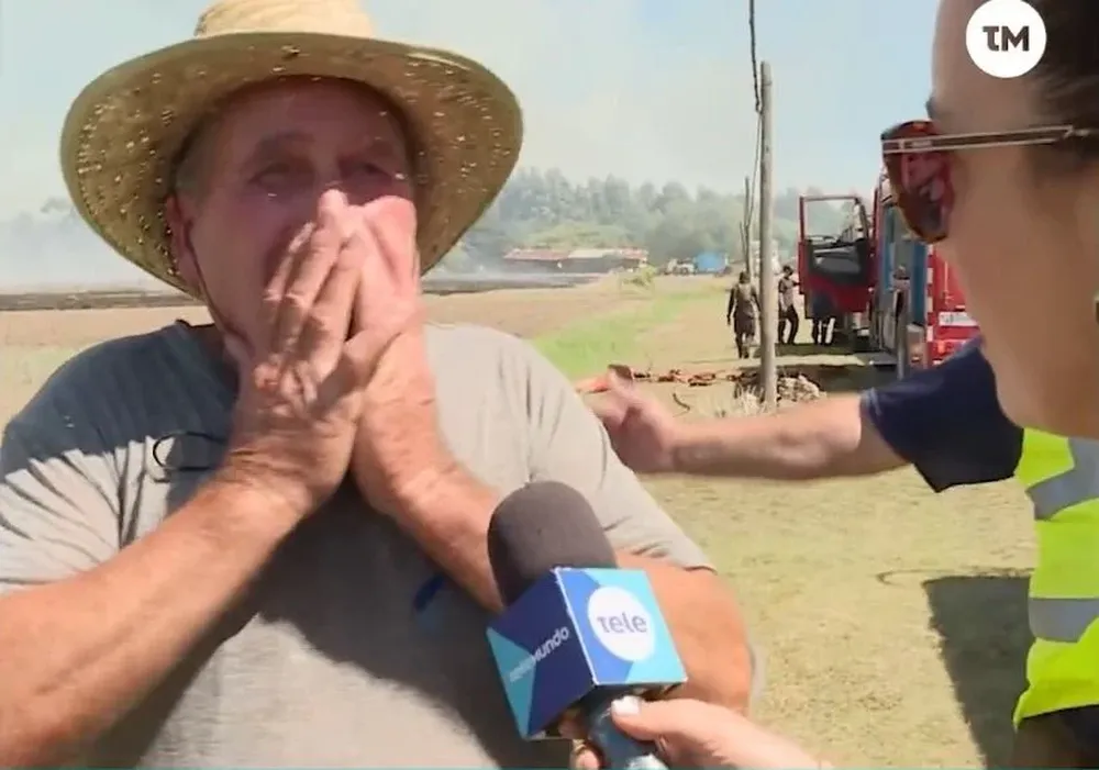 El testimonio del productor rural que perdió su casa en el incendio en Mirador de La Tahona