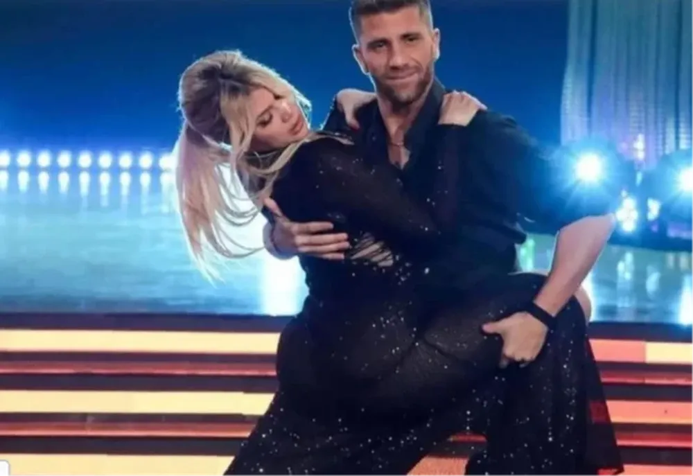 Wanda en su participación anterior en el Bailando de Italia