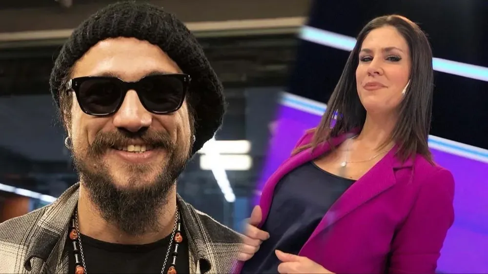 El ex delantero y la periodista fueron a ver a Enrique Bunbury