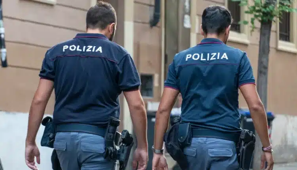 Policía de Roma, Italia.&nbsp;