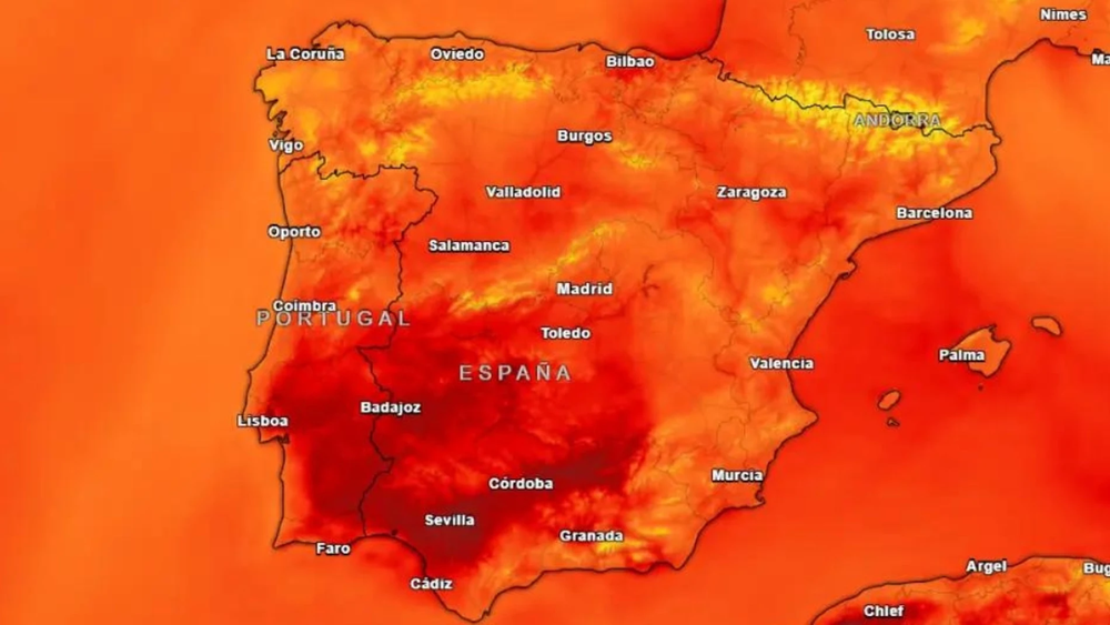 España al rojo vivo por una ola de calor que no cede.
