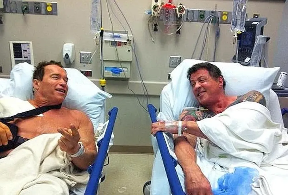 Arnold Schwarzenegger y Sylvester Stallone