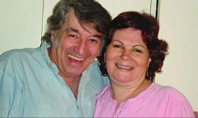 Sandro y su mujer, Olga Garaventa