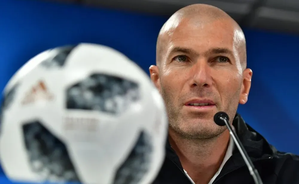 Zidane, entrenador de Real Madrid.