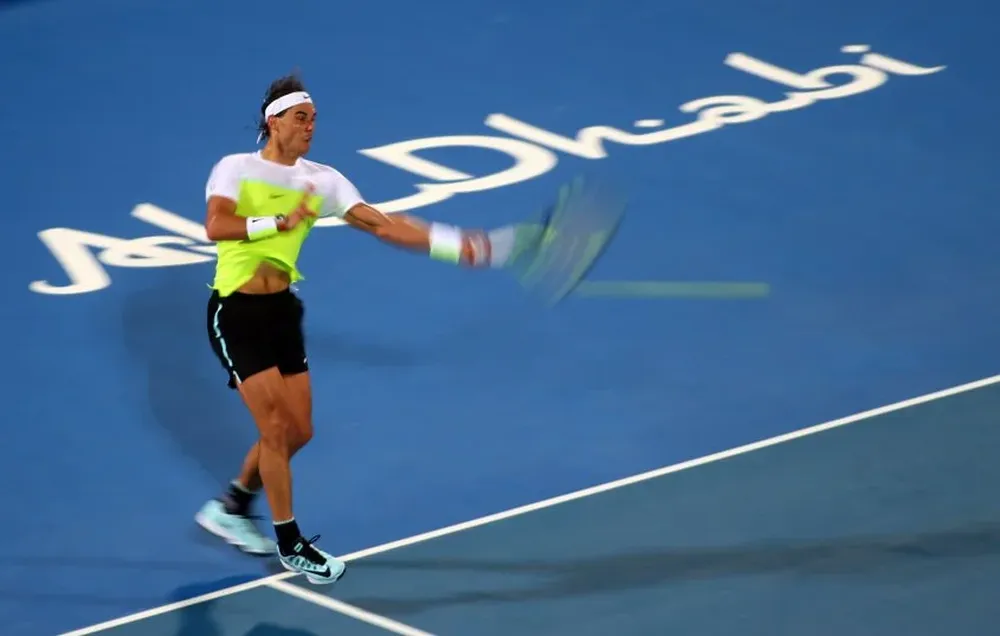 Rafa Nadal finalista en Abu Dabi