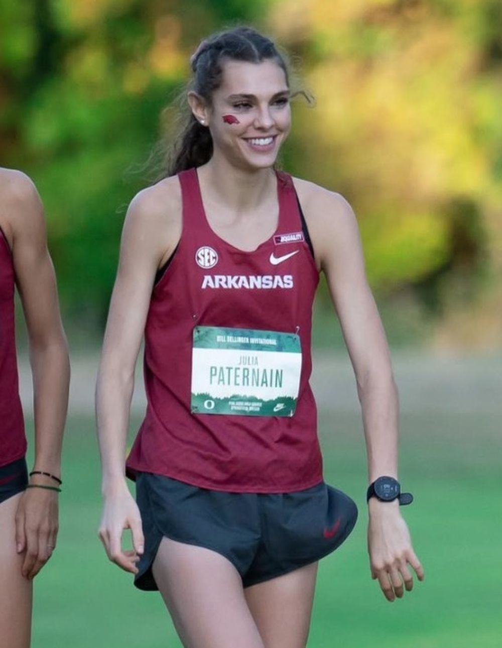 Julia Paternain corre en la Universidad de Arkansas en Estados Unidos Julia Paternain corre en la Universidad de Arkansas en Estados Unidos