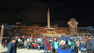 Tribuna Olímpica en la previa del recital de Paul McCartney