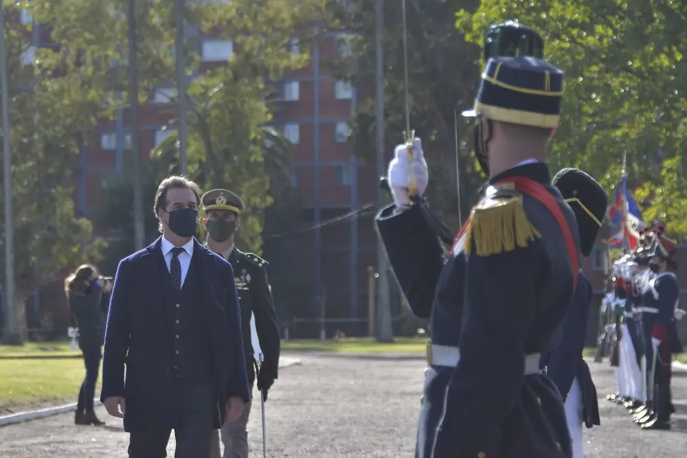 El presidente de Lacalle Pou en el Día del Ejército