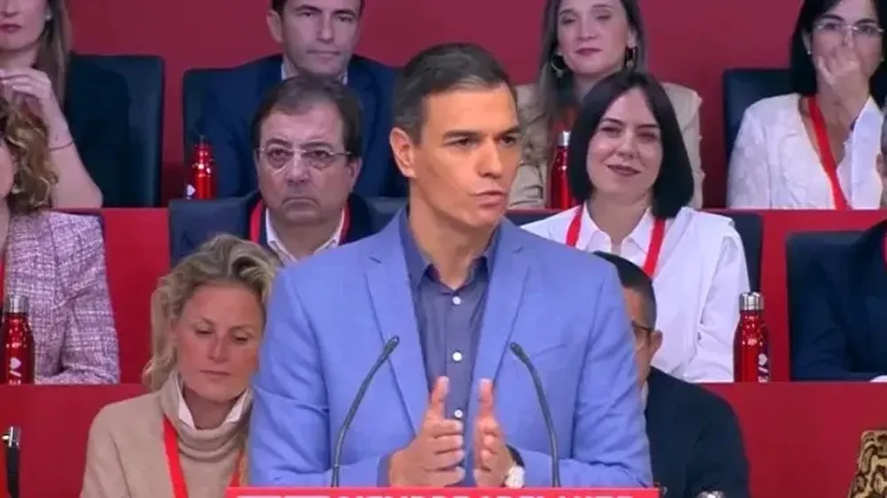Pedro Sánchez, ante el PSOE.