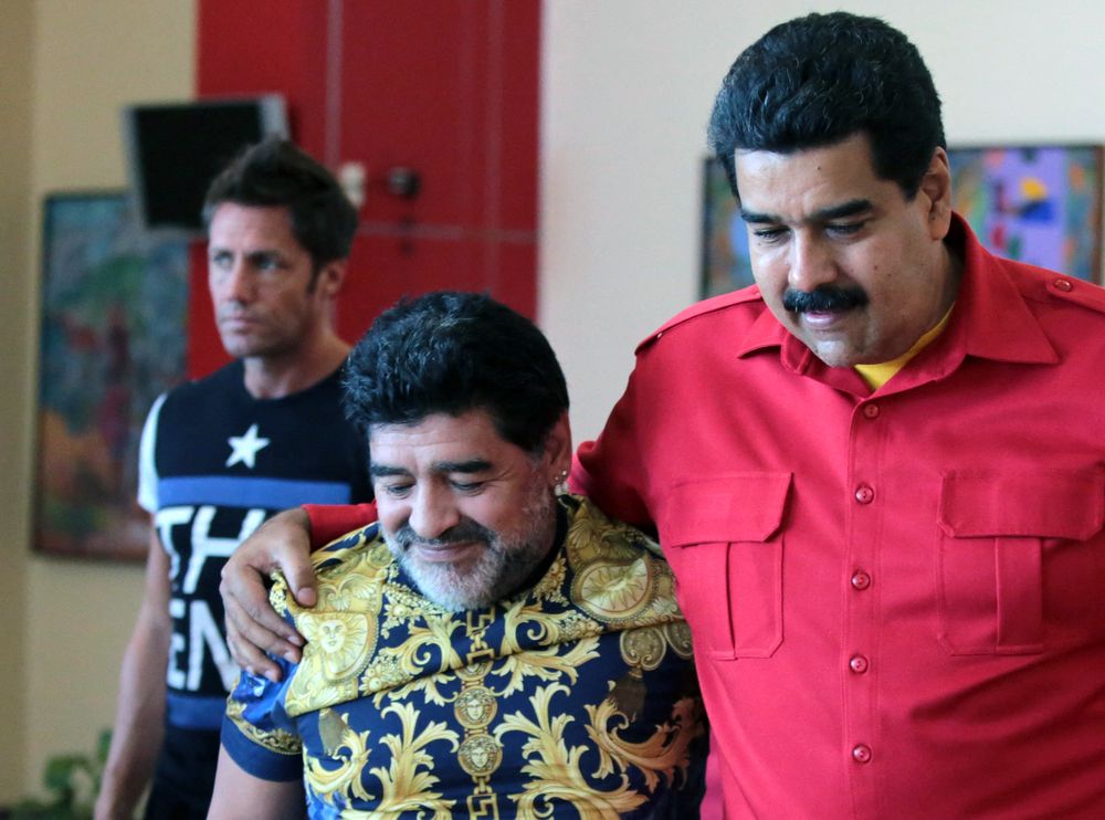 Maradona y Maduro